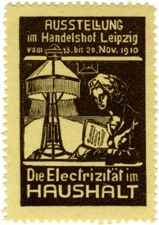 Vignette zur Ausstellung, Leipzig 1910