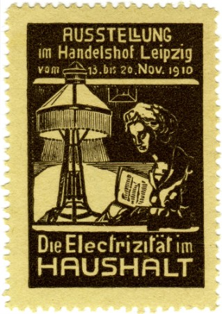 Vignette zur Ausstellung, Leipzig 1910 Vignette zur Ausstellung, Leipzig 1910