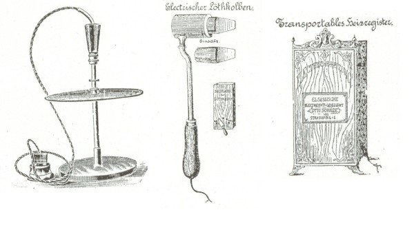 Gerätschaften von Otto Schulze, St.Louis, Elsass Gerätschaften von Otto Schulze, St.Louis, Elsass