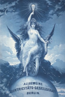 AEG Warenzeichen "Göttin des Lichts", eingetragen 07. Mai 1895 AEG Warenzeichen "Göttin des Lichts", eingetragen 07. Mai 1895